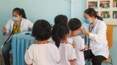 TRƯỜNG MN ĐOÀN THỊ LIÊN PHỐI HỢP TT Y TÊ CHO TRẺUỐNG VACXIN BẠI LIỆT (bOPV)