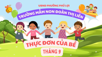 BA MẸ HÃY XEM THỰC ĐƠN CỦA BÉ NHÉ!
