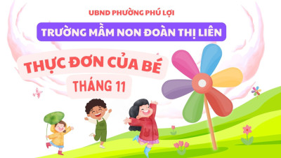 THỰC ĐƠN THÁNG 11/2025
