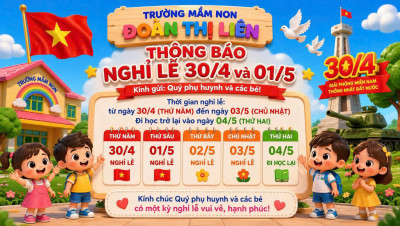 NGHỈ LỄ 30/4 - 1/5