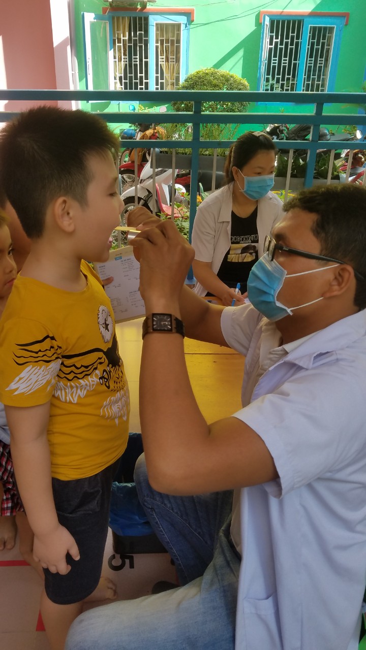 TRƯỜNG MN ĐOÀN THỊ LIÊN PHỐI HỢP CÙNG TT Y TẾ PHƯỜNG PHÚ LỢI TỔ CHỨC KHÁM SỨC KHỎE ĐỊNH KỲ LẦN 1 CHO CÁC BÉ NĂM HỌC 2020-2021