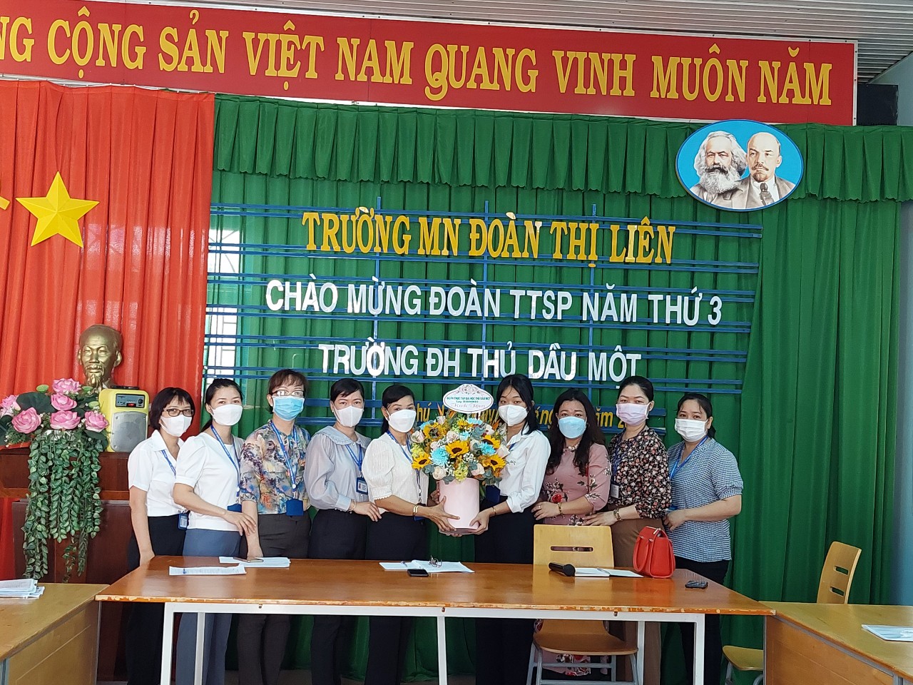 ĐÓN ĐOÀN THỰC TẬP SƯ PHẠM MẦM NON TRƯỜNG ĐẠI HỌC THỦ DẦU MỘT
