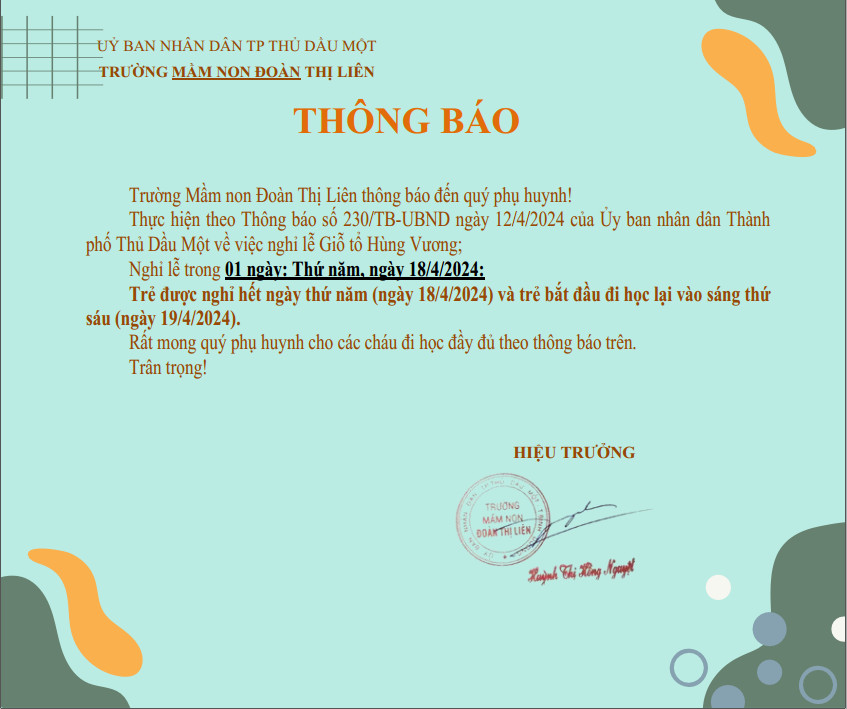 Lịch nghỉ Giỗ tổ Hùng Vương