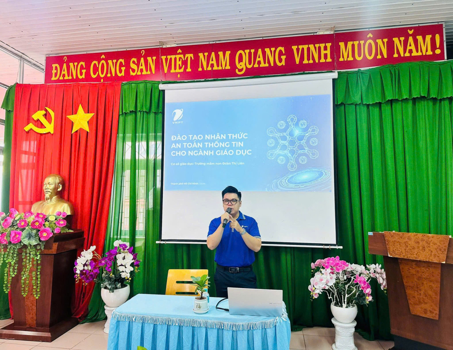 NÂNG CAO NHẬN THỨC, KỸ NĂNG KIẾN THỨC VỀ AN TOÀN  THÔNG TIN TẠI CƠ SỞ GIÁO DỤC MẦM NON